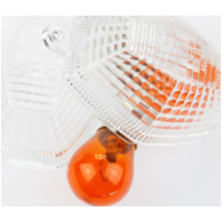 indicaror glass transparent/orange lamp, pair for: SUZUKI GSX-R/SV´01-04, homologated