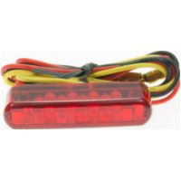 SHIN YO LED-Rücklicht SHORTY, rotes Glas, E-gepr.