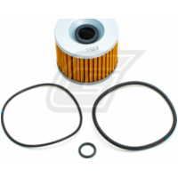 Ölfilter für Honda / Kawasaki mit 3 O-Ringen (Vergl. Nr. 15410-422 /426-000, 16099-003, HF401)