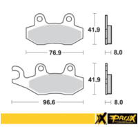 Bremsbeläge for RM125/250 '89-95 + YZ125/250 '90-97