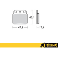 Bremsbeläge for LT-Z400 '03-18 + LT-R450 '06-11 + KFX400