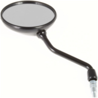 Mirror LEFT+RIGHT BLACK M10 right-threaded (single)