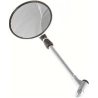 Mirror chrome left + right M10 right-threadedapp. 21cm shaft length (single)