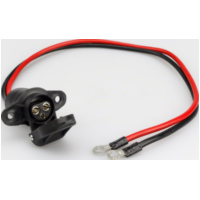 Starting- and loading socket with cable