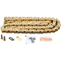 DID chain 520 ERVT (Gold) 112 links with clip lock / usable up to 55KW (75HP) / up to 500cc