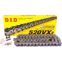 chain X-ring VX3, 520, 112 Black with rivet lock / usable up to 96kW (130HP) / up to 750cc