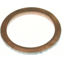 39,7 x 31,0 x 5,2 (Außen/Innen/Höhe) manifold gasket aluminium  (OEM 132/3MT/3RV-14613-00)