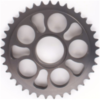 PBR aluminium rear sprocket hard anodized smoke grey DUC748/916/996 525T 38Z incl. Teflon ring