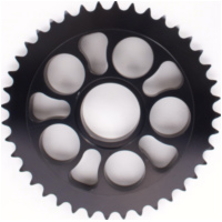 PBR aluminium rear sprocket hard anodized smoke grey DUC748/916/996 520T 38Z incl. Teflon ring