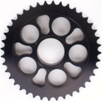 aluminium rear sprocket hard anodized smoke grey DUC748/916/996520 - 39T incl. Teflon ring