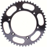 PBR aluminium rear sprocket hard anodized smoke grey 44T 520