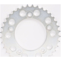 PBR aluminium rear sprocket hard anodized smoke grey 525 - 41T