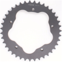 PBR aluminium rear sprocket hard anodized smoke grey for PBR rear sprocket holder 525 - 41T