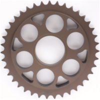 PBR aluminium rear sprocket hard anodized smoke grey 35T - 520