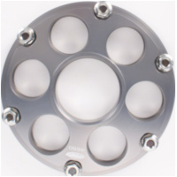 PBR aluminium rear sprocket holder smoke grey 525 / 520 K4650L-0