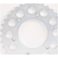 PBR Aluminum rear sprocket hard anodized smoke grey 41T 520