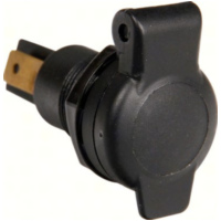 Flush mount, built-in DIN socket, 12/24V