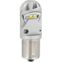 "MEGA-LED" Lampen BA15S 4SMD CREE 10-30V, Bernsteinfarbe, 320° Abstrahlwinkel