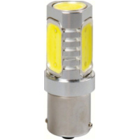 12V Mega-Led 20 - 8 super chips + 12 chips - (P21W) - Quadrifocus - BA15s - 1 pcs - D/Blister - White