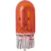 10-tlg. Glassockellampen WY5W W-BASE T10 12V 5W Bernsteinfarbe, BOX