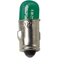 Grün Mignon-Lampe BA7S 2W, 2 Stk