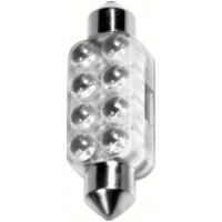 12V Festoon lamp 8 Led - 13x44 mm - SV8,5-8 - 1 pcs - D/Blister - Blue