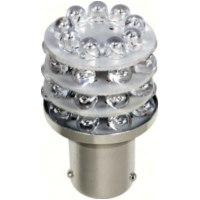 12V Multi-Led Lamp 36 Led - (P21W) - BA15s - 1 pcs - D/Blister - Red