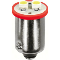 12V Hyper-Led 6 - 2 SMD x 3 chips - BA9s - 2 pcs - D/Blister - Red