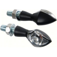 "Pixia" mini LED corner light set 50x23mm - 12V - black - homologated
