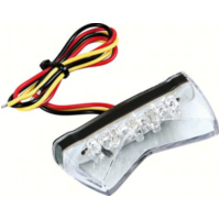 "Porster" LED tail light with numberplate light, 12V homologated