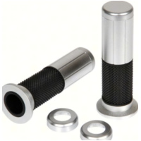 "Tatoo" aluminium & rubber handlebar grips