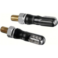 "Nano" LED Miniblinker Set 40x12mm 12V schwarz E-geprüft