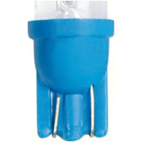 12V Colour-Led Wide, lamp 1 Led - (T10) - W2,1x9,5d - 2 pcs - D/Blister - Blue - Double polarity