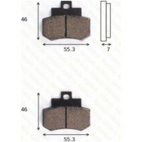 Disc brake pads MCB733SRM