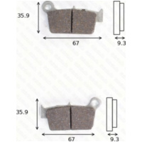 Disc brake pads MCB739EC