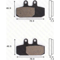 Bremsklötze Scheibenbremsbeläge MCB 749 SRM mit ABE