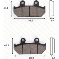 Disc brake pads MCB751SRM