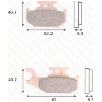 disk brake pads MCB 788 SI