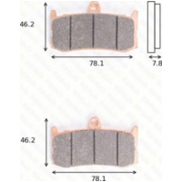 Disc brake padsMCB 816 SV