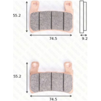 Disc brake padsMCB 819 SV