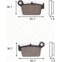 Bremsklötze Scheibenbremsbeläge MCB 820 für: Beta Urban/RR/Alp