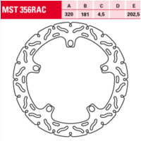 brake disc fixed MST 356 RAC