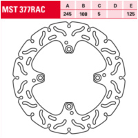 MST 377 RAC brake disc, fixed