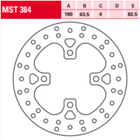 MST 384 brake disc, fixed