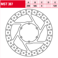 MST 387 brake disc, fixed