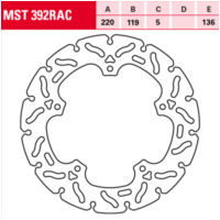 MST 392 RAC brake disc, fixed