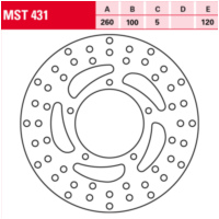 brake disc fixed MST 431