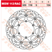 MSW113RAC Bremsscheibe schwimmend