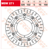 MSW271 brake disc, floating