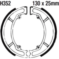 Brake shoes rear inc springs ebc